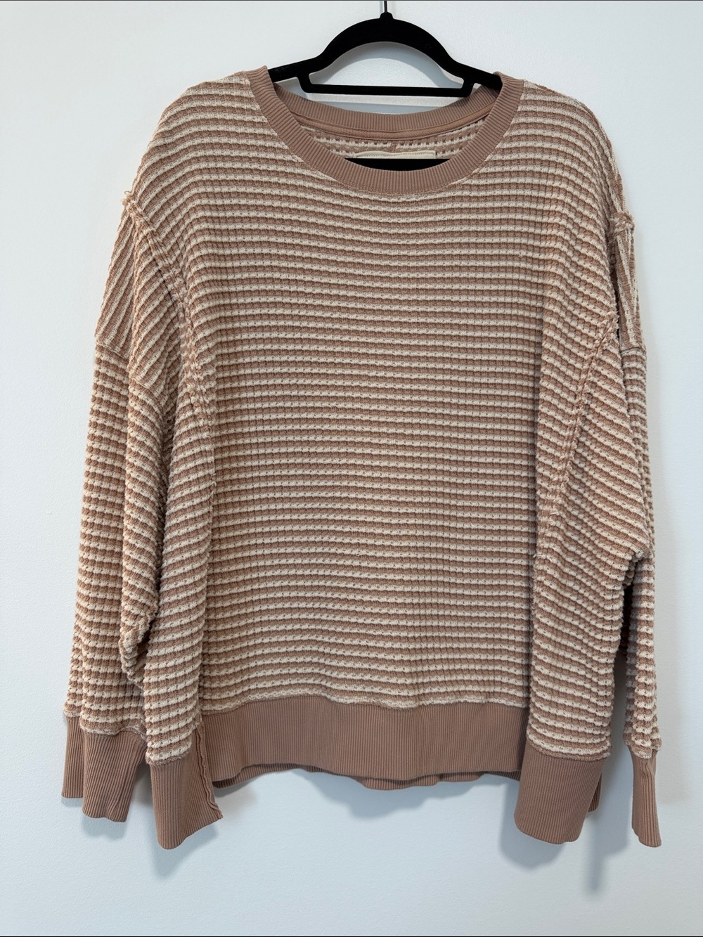 American Eagle Big Hug waffle knit Small